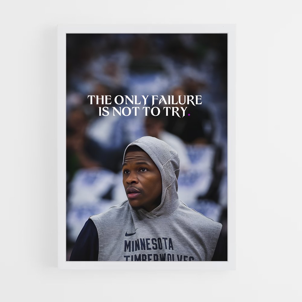 Poster Anthony edwards basket – affiche Basketball (vue 3)